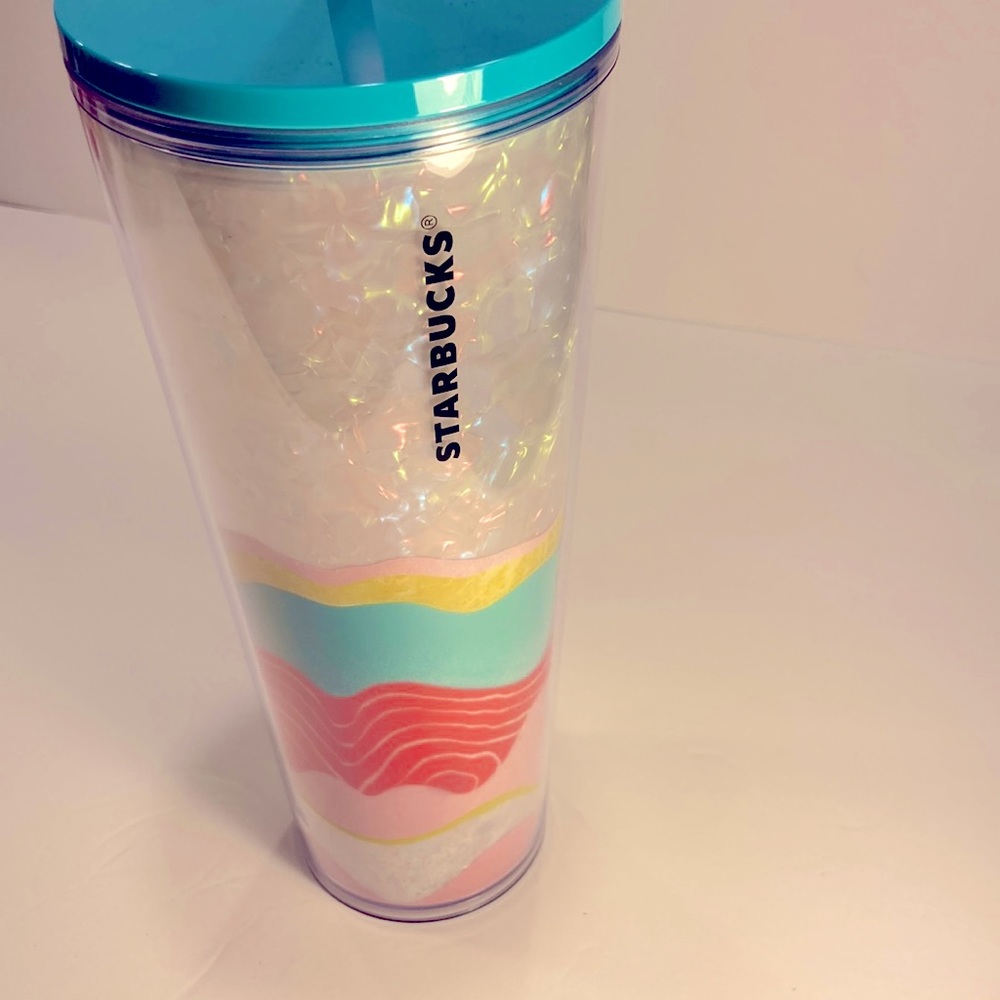 STARBUCKS beach waves 🌊 IRIDESCENT TUMBLER